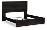 Prime Furniture - Ashley Furniture - Belachime Bedroom - Twin Panel Bed / Charcoal - B2589B11